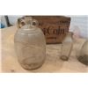 Image 2 : Assorted Glass Bottles and Sealers with Pepsi Crate 
