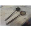 Image 2 : Margach Ingot Mold, 2 Cast Iron Ladles, Heavy Cast Ice/Log Tongs 