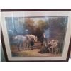 Image 1 : Framed Print Barque Antique Framed