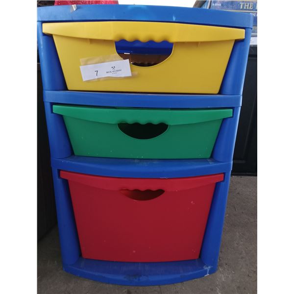 Fisher Price Toy Storage Unit w/Drawers