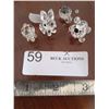 Image 1 : Minature Clear Cut Crystal Figurines Assrt. (Bear, Elephant, Lady Budy, Fox)