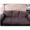 Image 1 : Couch (Leather & Embroidered Fabric Design)