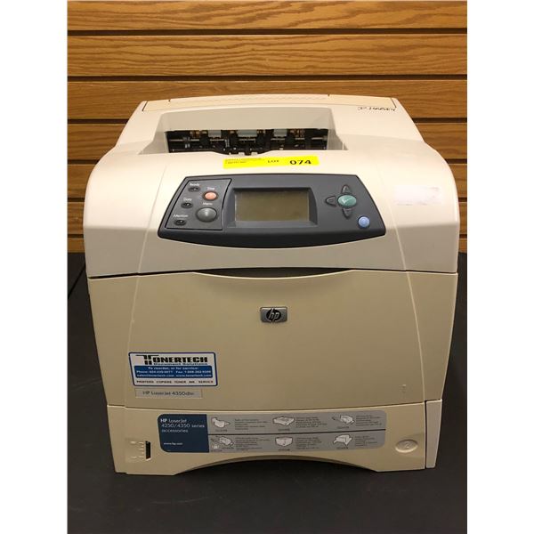 HP Laser jet printer, model 4350DTN