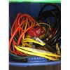 Image 4 : Three boxes of assorted Extension cords, Computer cord etc.