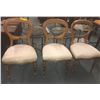 Image 2 : Set of three Balloon back flute lake Chairs