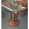 Image 2 : Glass top Cobra table 24in round