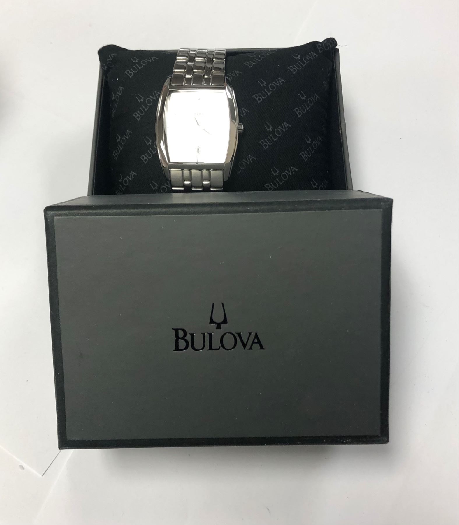 Bulova Men's Wristwatch, Brand New in Box (Silver)