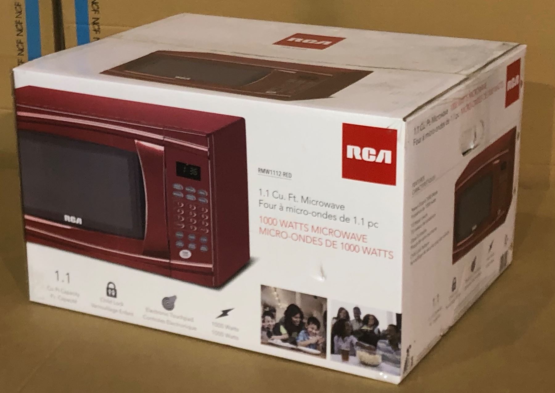 Rca Rmw1112 RCA 1.1 Cubic Ft Microwave (Model RMW1112- RED)