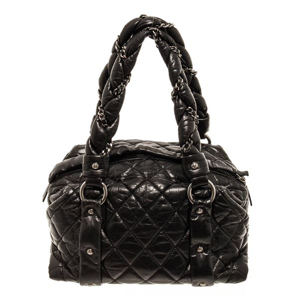 Chanel Black Calfskin Vintage Shoulder Bag