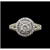 Image 2 : 0.93 ctw Diamond Ring - 14KT White Gold
