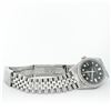 Image 9 : Rolex Mens Stainless Black Diamond 36MM Datejust Wristwatch Oyster Perpetual