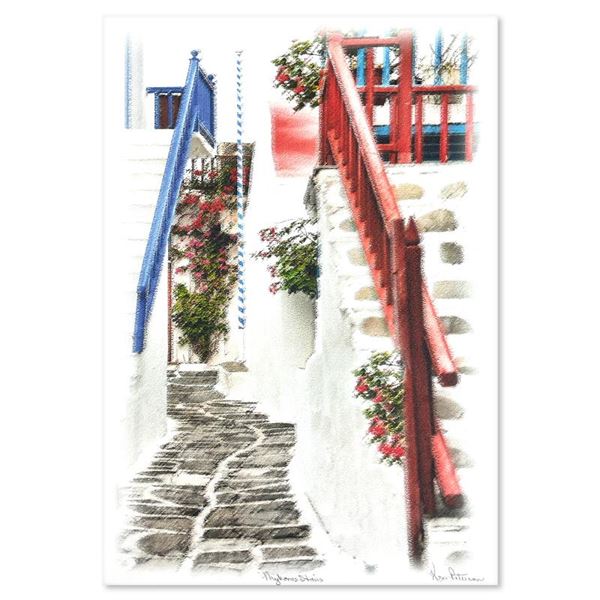 Mykonos Stairs by Peterson, Kris