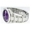 Image 9 : Rolex Mens SS 41MM Purple Roman Diamond Datejust 2 Oyster Band Wristwatch