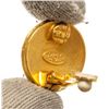 Image 4 : Chanel Gold Metal Earrings