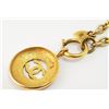 Image 7 : Chanel Gold-tone Metal CC Logo Cutout Sunburst Pendant Necklace