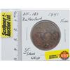 Image 1 : R. & I. S. Rutherford St. John's Newfoundland Half Penny 1841 (SEE PICS!)