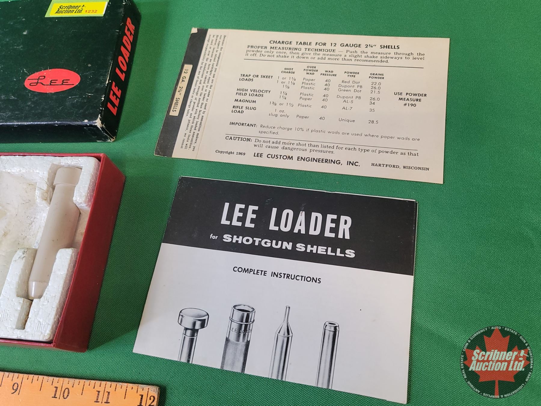 Lee Loader Complete Reloading Tool Kit for Shotgun Shells (SEE PICS!)