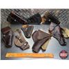 Image 1 : Variety of Leather Pistol/Handgun Holsters (8) (SEE PICS!)