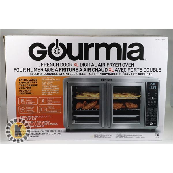 GOURMIA FRENCH DOOR XL DIGITAL AIR FRYER OVEN