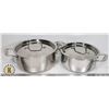 Image 1 : MONCHATEAU LUXURY COLLECTION 2 COVERED SAUCE POTS