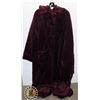 Image 1 : PURPLE VELVET BATHROBE XL