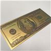 Image 1 : GOLD FOIL US $100 COLLECTOR BANK NOTE