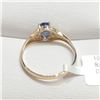 Image 4 : 10K YELLOW GOLD NATURAL CEYLON SAPPHIRE(1CT)