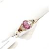 Image 2 : 10K YELLOW GOLD NATURAL PINK TOURMALINE(0.7CT)