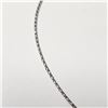 Image 2 : 10K WHITE GOLD .83G 17" CHAIN