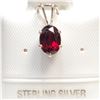 Image 1 : SILVER GARNET PENDANT