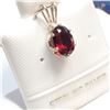 Image 2 : SILVER GARNET PENDANT