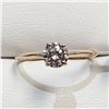 Image 1 : 10K YELLOW GOLD LAB GROWN DIAMOND (.55CT, VS1, F)