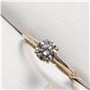 Image 3 : 10K YELLOW GOLD LAB GROWN DIAMOND (.55CT, VS1, F)