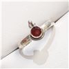 Image 2 : SILVER GARNET RING