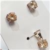 Image 2 : SILVER CITRINE EARRING & PENDANT SET
