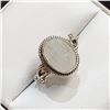 Image 2 : SILVER MOONSTONE RING SIZE 8