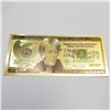 Image 1 : GOLD FOIL US $20 COLLECTOR  BANK NOTE