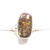 Image 1 : SILVER CANADIAN AMMOLITE RING SIZE 6