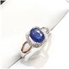 Image 2 : SILVER SAPPHIRE RING SIZE 8