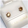Image 2 : 14K YELLOW GOLD CITRINE EARRINGS