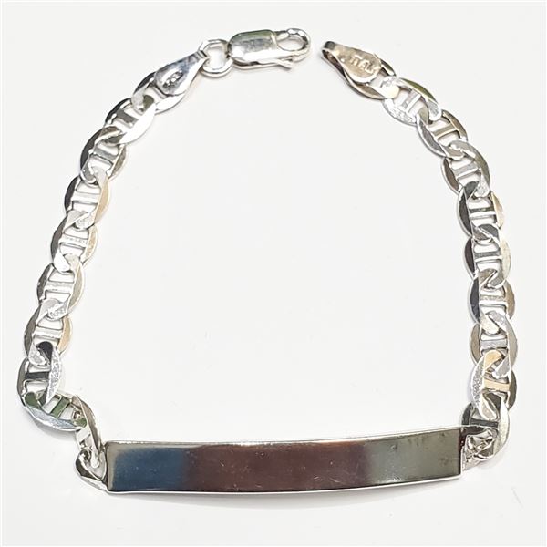 SILVER 7" BRACELET