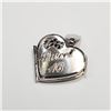 Image 2 : 10K WHITE GOLD "SWEET 16" LOCKET PENDANT