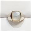 SILVER GENUINE GEMSTONE RING SIZE 8.5