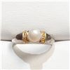 Image 1 : SILVER FRESH WATER PEARL RING SIZE 6.5