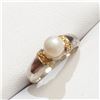 Image 2 : SILVER FRESH WATER PEARL RING SIZE 6.5