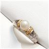 Image 3 : SILVER FRESH WATER PEARL RING SIZE 6.5