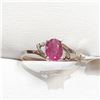 Image 1 : 18K YELLOW GOLD RUBY RING(~WEIGHT 1.46G) SIZE 7