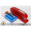 Image 1 : RED SWINGLINE 747 STAPLER WITH SOME STAPLES