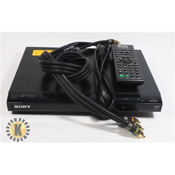 SONY CD/ DVD PLAYER MODEL DVP-SR210P WITH