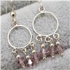 Image 2 : SILVER CRYSTAL EARRINGS